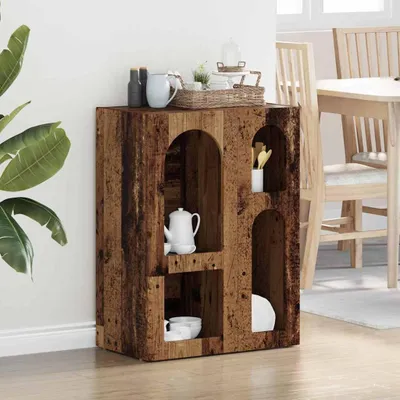 Productafbeelding van vidaXL Dressoir ELST, gerecycled hout, 59 x 35 x 80,5 cm, houtvezel