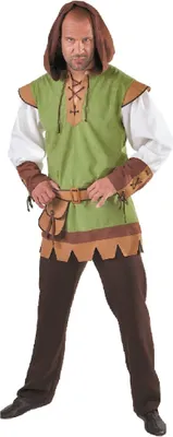 Produktbild von M215260-L grün-braun Herren Robin Hood Jägerkostüm Gr.L