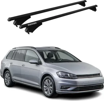 Obrázok produktu pre Tiger priečne strešné nosiče pre VW Golf 2012–2019, čierne