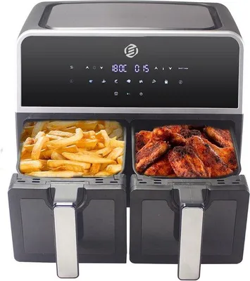 Obrázek produktu pro Dvojitá horkovzdušná fritéza s dvěma zónami