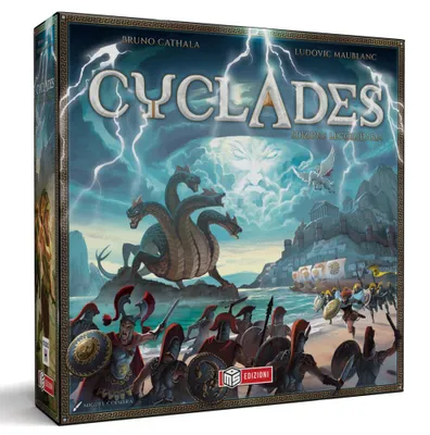 Imagen del producto de Cyclades: Edizione Leggendaria (Edición italiana) – Juego de mesa – MS Edizioni – 2-6 jugadores – 13+