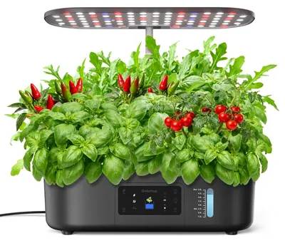 Image de Serre hydroponique pour 13 plantes, Noir