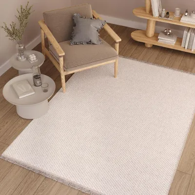 Obrázok produktu pre Tapiso koberec AGRA moderný béžový obývacia izba OEKO-TEX 120 x 170 cm