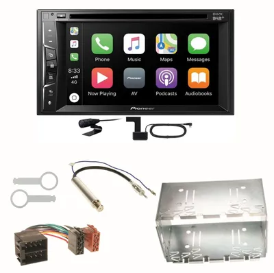 Produktbild von Pioneer AVH-Z3200DAB Carplay Bluetooth Einbauset für Polo 6N2 9N Bora Ibiza 6L