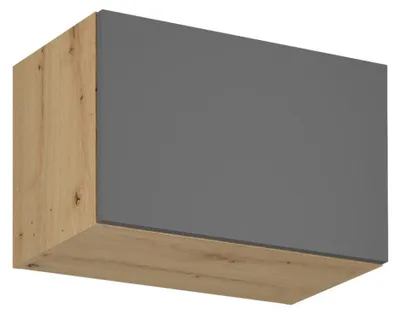Obrázek produktu pro Horní skříňka s výklopnými dvířky VALEN - šířka 60 cm, dub artisan / šedá