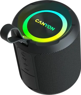 Zdjęcie produktu dla Głośnik przenośny Canyon OnMove 11, IPX6, Bluetooth, 20 W, RGB, czarny