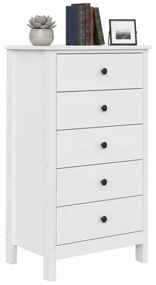 Produktbild von HOMCOM Kommode mit 5 Schubladen, Schubladenschrank für Schlafzimmer