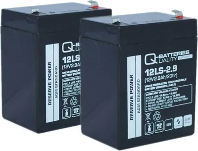 Produktbild von Q-Batteries Ersatzakku für Badewannenlifter und Patientenlifter 24V 2,9Ah (2 x 12V)