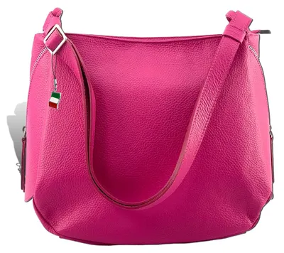 Produktbild von Florence Damen Umhängetasche Tasche fuchsia pink Leder Größe 35x13x28 D2OTF182P4