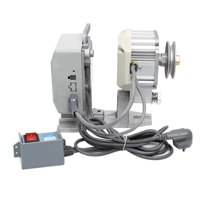 Immagine prodotto di motore per macchina da cucire brushless da 550W, velocità massima 4500 giri/min, struttura in acciaio inox, grigio chiaro, M