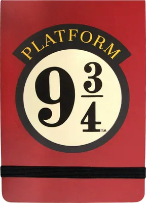 Produktbild von Harry Potter - Bahnsteig 9 3/4-Taschen-Notizbuch CD1300 (Einheitsgröße) (Rot)