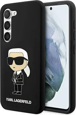 Immagine prodotto di Karl Lagerfeld Klhcs23Msnikbck S23+ S916 Custodia rigida Czarny/Silicone nero Ikonik