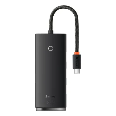 Image de Baseus Lite Series Hub 4in1 USB-C vers 4x USB 3.0 + USB-C, 25 cm (Noir)