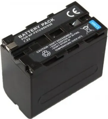 Produktbild von OTB NP-F960 (18680) Lithium Ionen (Li-Ion) Akku f?r Sony Camcorder, 6600 mAh Kapazit?t, Akkutyp Sony NP-F960