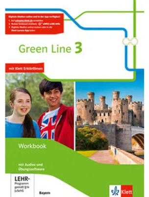 Immagine prodotto di Green Line 3. Workbook mit Audios und Übungssoftware 7. Klasse. Ausgabe Bayern