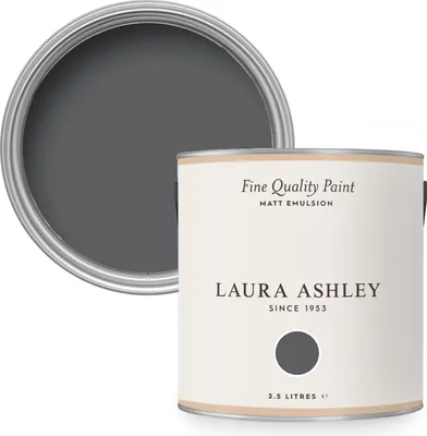 Produktbild von Laura Ashley Wandfarbe Matt Anthrazit 2,5 Liter 157x157cm