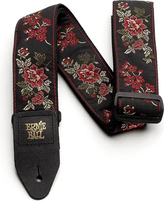 Produktbild von Ernie Ball Red Rose Jacquard 4142 Gürtel
