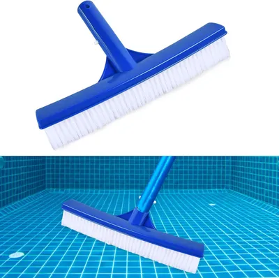 Obrázok produktu pre Bazénová kefa 26 cm, PVC štetiny, na steny, dlaždice a podlahy, efektívne čistenie