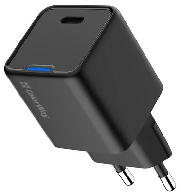 Immagine prodotto di COLORWAY: Caricabatterie USB-C, con tecnologia GaN, supporto PD/PPS, 25W, colore nero