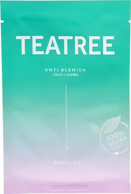 Produktbild von Barulab Tea Tree Anti Blemish Clean Vegan Mask 23 g