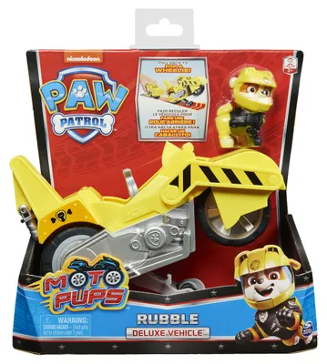Obrázok produktu pre PAW Patrol PAW VHC ThemeVeh Motorcycle Rubble GML, Motocykel, PAW Patrol, 3 rok / roky, Čierna, Žltá