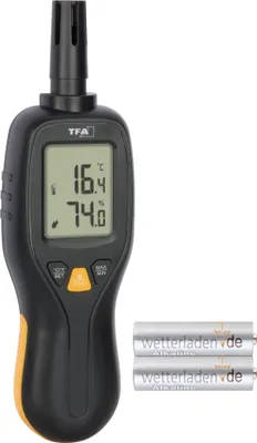 Produktbild von TFA 31.1066 digitales Profi-Thermo-Hygrometer Raumklimaüberwachung Temperatur Luftfeuchte : mit Batterien