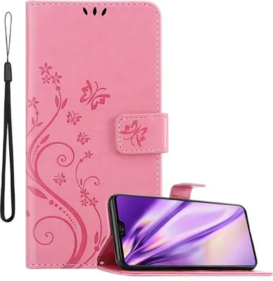 Obrázek produktu pro Cadorabo Pouzdro pro Huawei MATE 30 Ochranný kryt v růžové barvě Pouzdro na mobilní telefon Flowers Flower