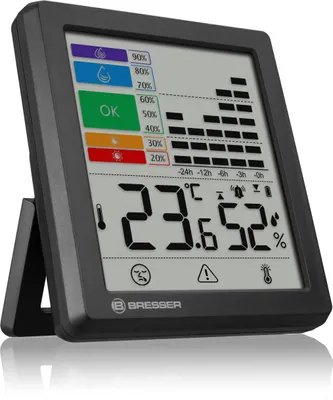 Image de BRESSER Thermo-Hygromètre avec alarmes pour moisissure - 7007420