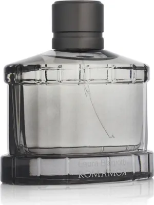 Produktbild von Laura Biagiotti RomamoR Uomo, Männer, 125 ml, Nicht nachfüllbare Flasche, Schwarzer Pfeffer, Kardamom, Muskatnuss, Lavendel, Sandelholz, Bernstein, Moschus, Tonka-Bohne, Vetiver