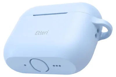 Immagine prodotto di Custodia in silicone per AirPods Pro 3 di Etteri, colore azzurro chiaro