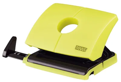Produktbild von Novus® 025-0624 Locher (Büro) B216 - 16 Blatt, 2-fach Lochung, Anschlagschiene, grün