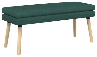 Obrázok produktu pre vidaXL Dvojmiestna lavica, tmavozelená, 110 x 40 x 47 cm, látka