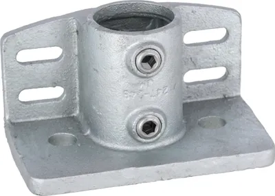 Produktbild von Rohrverbinder Fußplatte mit Trittrand 1 1/2" (48,3 mm) AVERDE