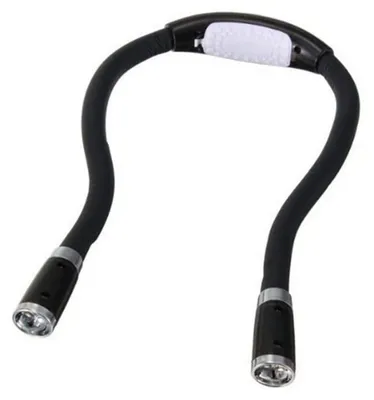 Immagine prodotto di Vitu Flex Neck Lamp: lampada da lettura a LED flessibile da collo, nera