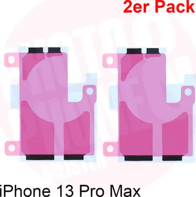 Produktbild von 2x iPhone 13 Pro Max Ersatz Akku Klebeband Batterie Kleber Klebestreifen Adhesive Sticker Neu
