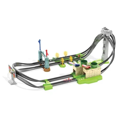 Produktbild von Hot Wheels Mario Kart Rundkurs Trackset mit Die-Cast-Kart im Massstab 1:64, für Kinder ab 3 Jahren, Spielfahrzeugspur, 5 Jahr(e), Kunststoff, Metall, Mehrfarbig