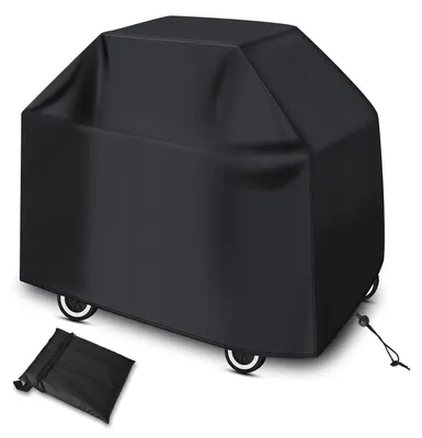 Image de Housse de protection pour barbecue, imperméable, 147x61x117 cm, noire