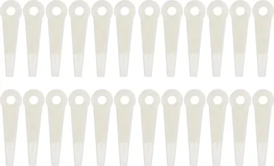 Image de 24 pcs tête de coupe feuille de remplacement en nylon haute dureté usure longue durée pour FS38 FS40 FS45 FS46 FS50