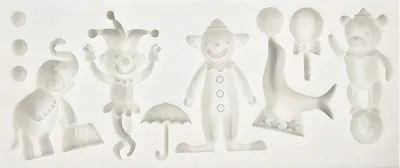 Produktbild von PENTART SILIKONFORM Mold Abformen Gießen Mould, Tierzirkus