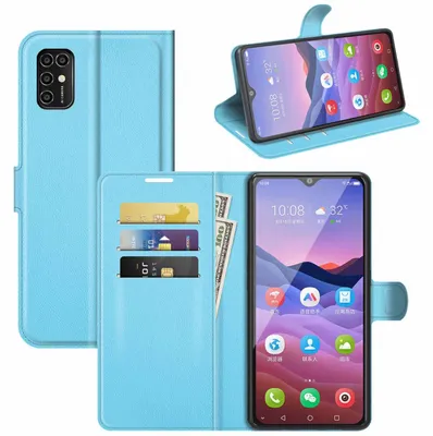 Obrázok produktu pre Pre ZTE Blade V2020 Smart mobilný telefón puzdro modré puzdro umelá koža kryt knihy