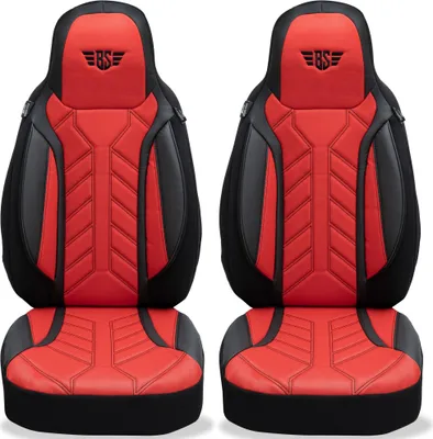 Produktbild von Schonbezüge Sitzbezüge für Smart fortwo 453 Bj ab 2014 in Schwarz/Rot DPL502
