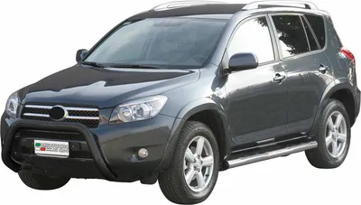 Image de Pare-buffle Avant pour Toyota RAV4 XA30 2006-2009 76 mm en Acier Noir