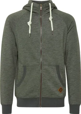 Produktbild von Solid SDVitu Herren Sweatjacke Kapuzenjacke Zip-Hoodie mit Kapuze Kordelzug Kängurutasche Reißverschluss Baumwollmischung Regular fit
