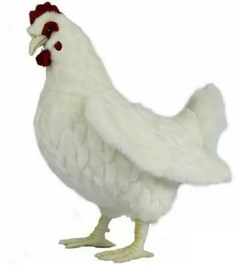 Produktbild von Hansa Toy 7329 Huhn weiss 39 cm Kuscheltier Stofftier Plüschtier