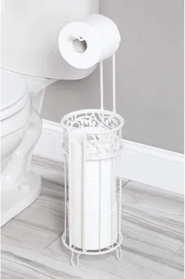 Productafbeelding van Famanu toiletrolhouder - Vrijstaand model met ruimte voor 3 reserverollen