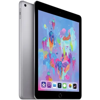 Produktbild von Apple iPad , 24,6 cm (9.7"), 2048 x 1536 Pixel, 128 GB, iOS 11, 469 g, Grau