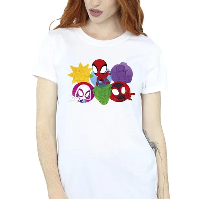 Produktbild von Marvel - "Spidey And His Amazing Friends" T-Shirt für Damen BI43984 (S) (Schwarz)