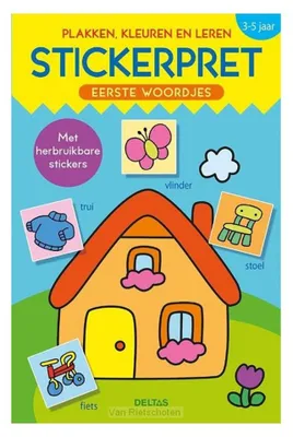 Zdjęcie produktu dla Deltas Aufkleber Spaß Erste Wörter kleben, Farben und Lernen (3-5 Jahre)