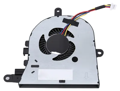 Image de Ventilateur de refroidissement du processeur de remplacement pour ordinateur portable Inspiron 15 5570, 5575, 3580, 3593 – Ventilateur de dissipation thermique à 4 broches et 4 fils