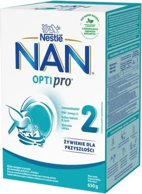 Obrázok produktu pre Nestlé Mleko następne NAN OPTIPRO 2 po 6. miesiącu życia 2 x 325 g